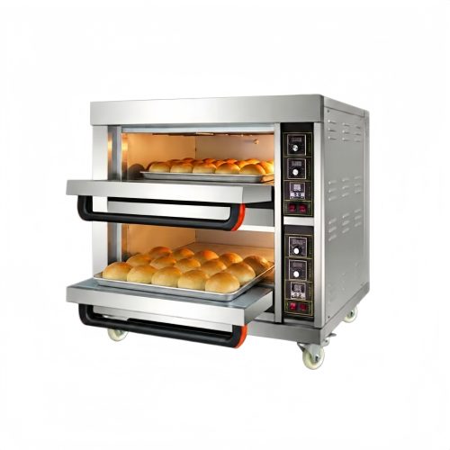 Cheap mini gas single tray per Small deck oven for baking ...