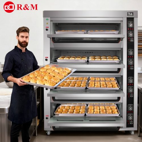 4 deck bakery bread baking oven - Deck Oven - rmachinery.com