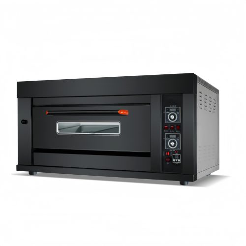 All Black Type Commercial Big gas deck ovenfor baking bread - Deck Oven - rmachinery.com