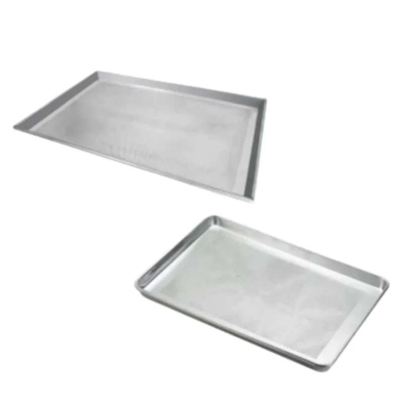 R&M perforated baking tray aluminum 400x600mm with air flow holes