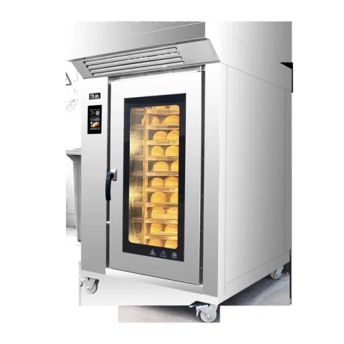 R&M RMX3-10DS 10 tray electric rotary oven — compact commercial rotating oven with R&M logo