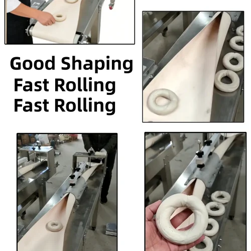 R&M bagel machine easy operation semi-auto fast rolling uniform bagel rings
