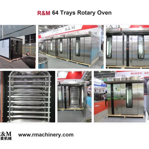64 tray rotary oven construction detail — heavy-gauge insulated industrial baking oven body