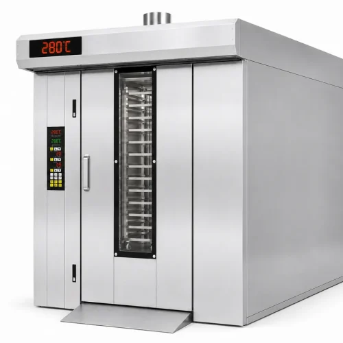 64 tray rotary oven electric gas diesel options — industrial rotating oven five energy configurations