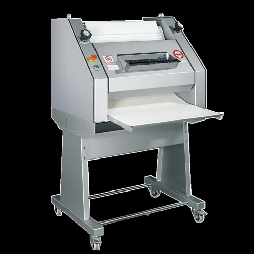 R&M RMZ-750 baguette moulder studio view stainless steel stand four legs