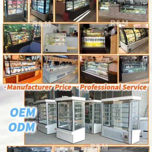 R&M bakery display showcase OEM ODM factory manufacturing one stop catering solutions