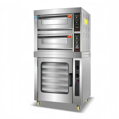 R&M bread oven with proofer full product lineup on white background