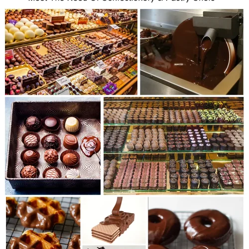 Tempered chocolate moulding and confectionery applications