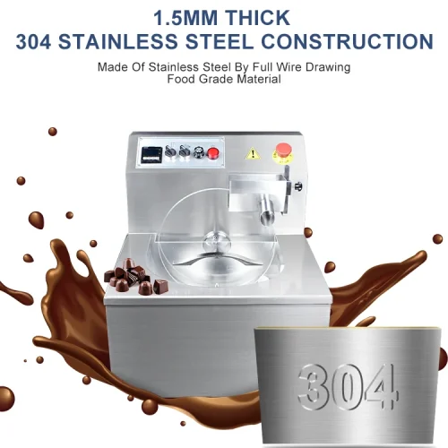 Chocolate tempering machine description melting and tempering overview