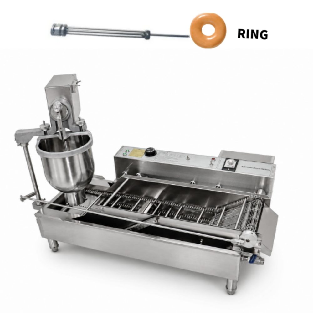 Commercial donut machine RMT-100 double row automatic donut maker 1200 pcs per hour