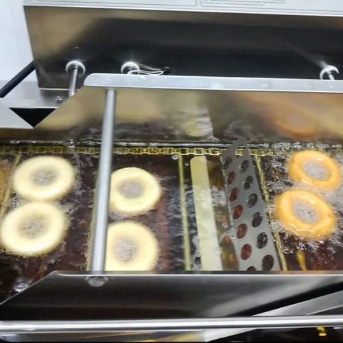 Commercial donut machine RMT-100 real shot double row automatic donut production
