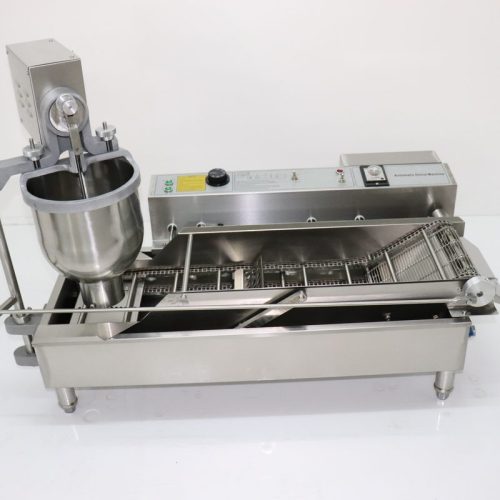 Commercial donut machine stainless steel oil tank conveyor auto flip system