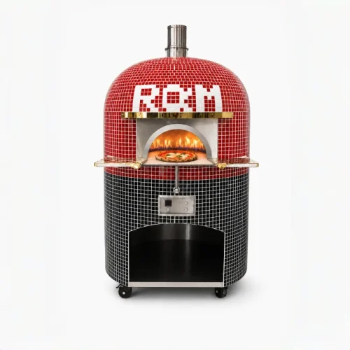 Commercial Neapolitan pizza oven available in electric gas wood and gas+wood
