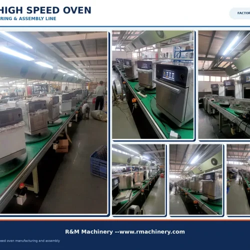 R&M commercial speed oven K03 manufacturing and assembly quality inspection