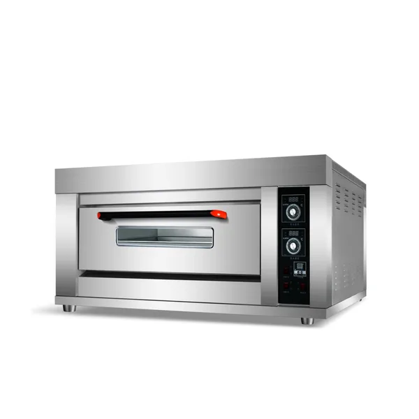 Single deck oven - 2 tray electric deck oven for bakery