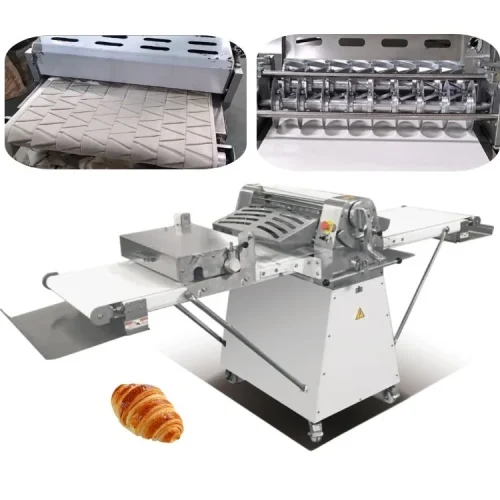 R&M RMQ-520-CUT commercial dough sheeter with cutter roller 520mm 0.5-38mm gap 190kg
