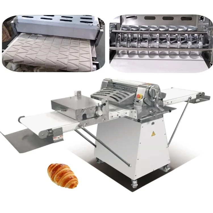R&M RMQ-520-CUT commercial dough sheeter with cutter roller 520mm 0.5-38mm gap 190kg
