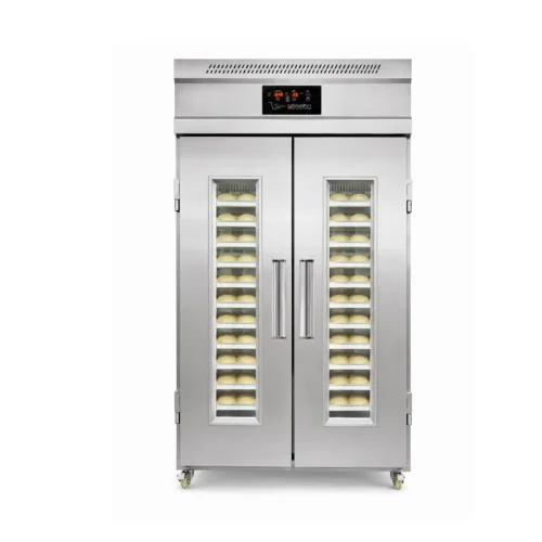 R&M economy retarder proofer double door interior racks with dough balls