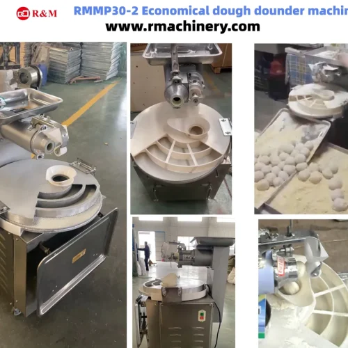 RMMP30-2 economical dough rounder machine — operation and dough balls output