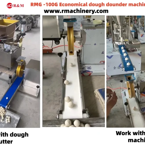 RMG-100G economical dough rounder work with dough cutter — R&M budget line
