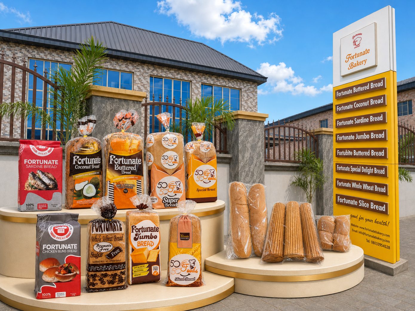 Fortunate Bakery.html Ilorin Nigeria — Brand Product Line and Factory Overview