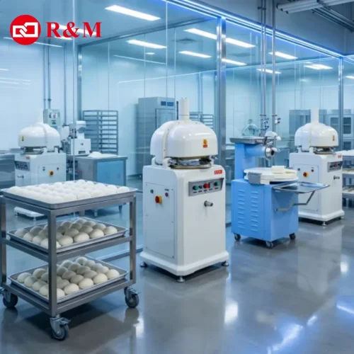 Fully Automatic Dough Divider Rounder — Load Once, Hands-Free Portioning</tr...