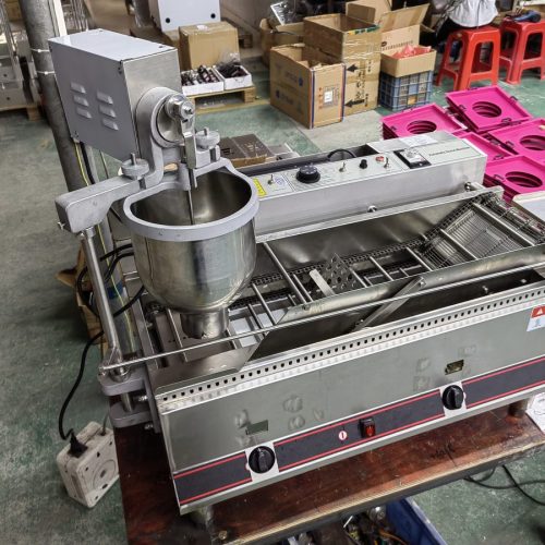Gas and electric 2 in 1 donut machine RMT-100A dual fuel commercial donut fryer