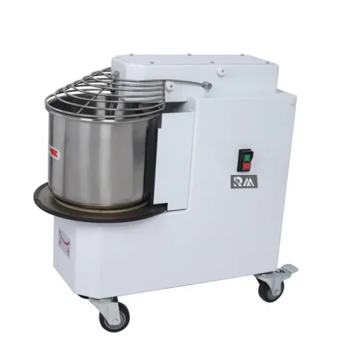 GDJRM Tilt-Head Spiral Dough Mixer – front controls and guard
