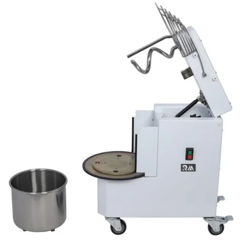 bakery dough mixer machine – bowl, hook and working area