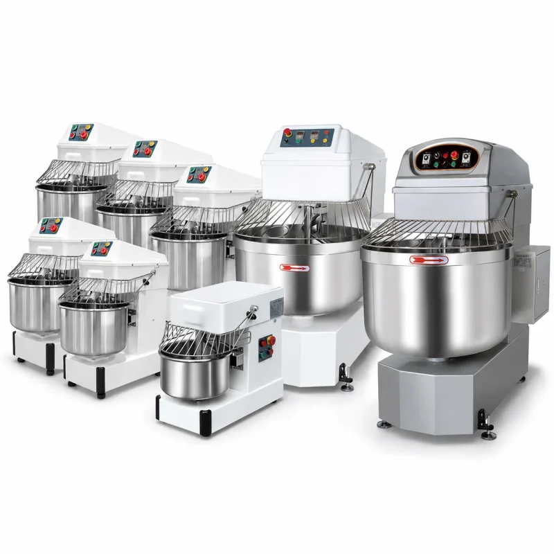 commercial spiral mixer HS20–HS260 – hero three-quarter view