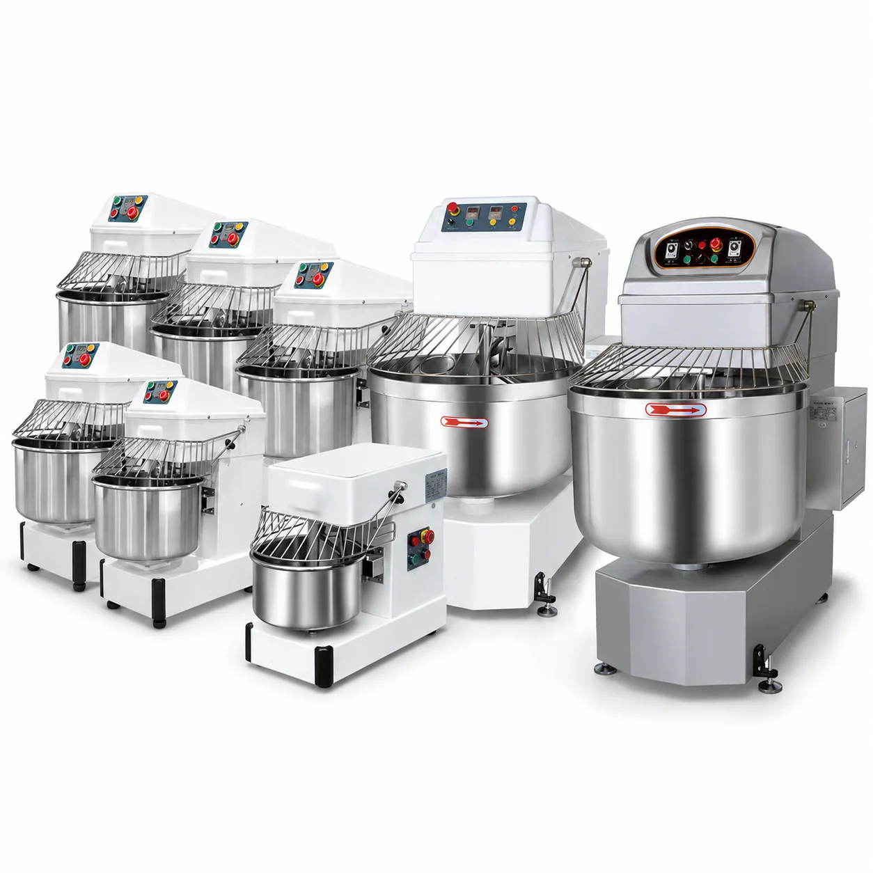 commercial spiral mixer HS20–HS260 – hero three-quarter view