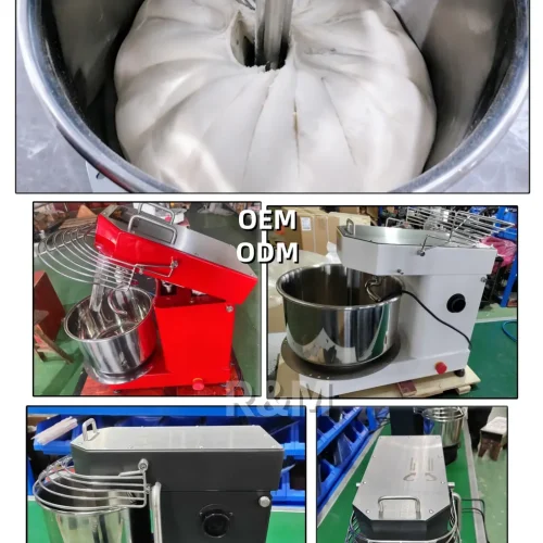 HS Tilting-Head Removable-Bowl Spiral Mixer – model and colour options