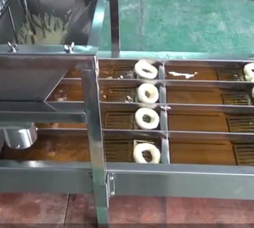 Industrial donut machine RMT-480 stainless steel large oil tank high output