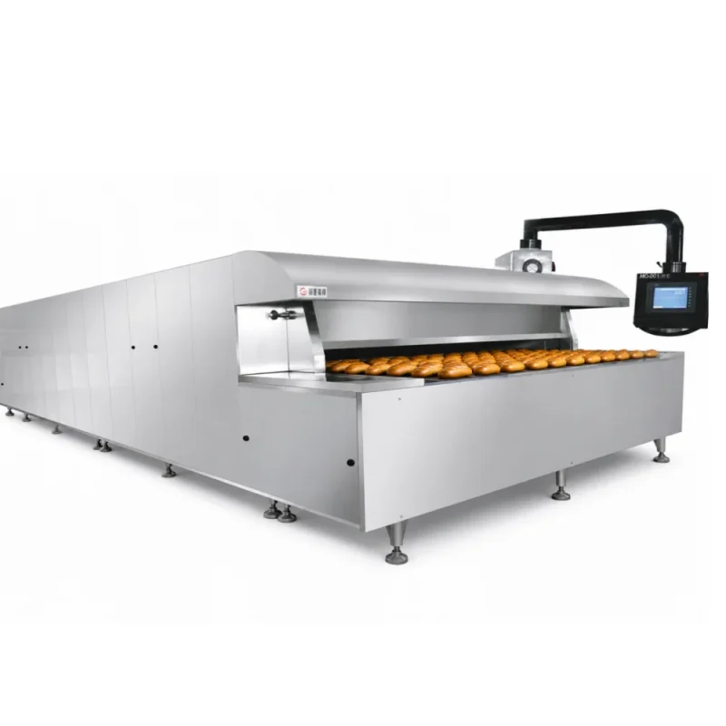 R&M industrial tunnel oven for continuous bakery production