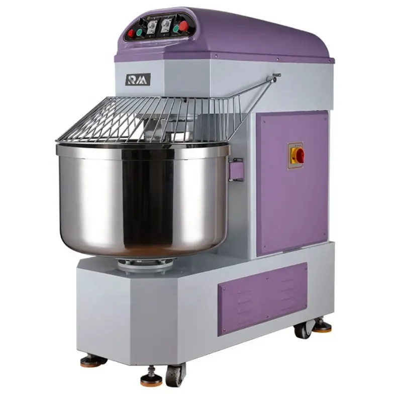 Large RM-S Industrial Dough Mixer – front controls and guard