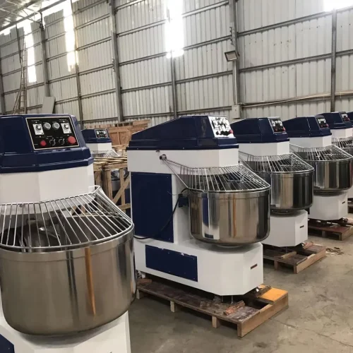 Large RM-S Industrial Dough Mixer – application or packed-shipment view