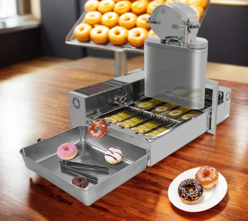 Mini donut machine 4 row commercial automatic maquina para mini donas doughnut maker
