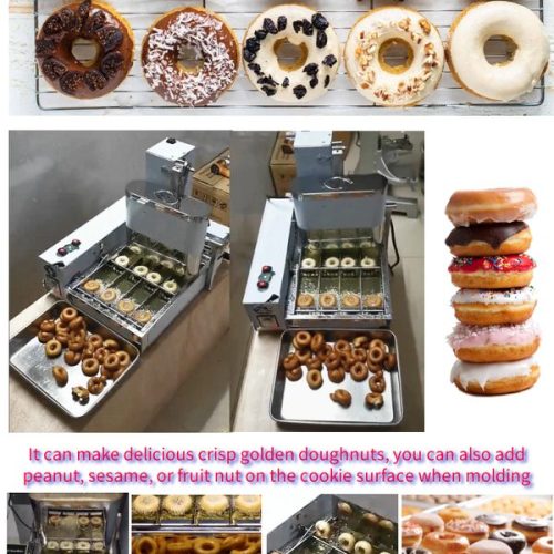 Mini donut machine intelligent control panel temperature frying time auto counter