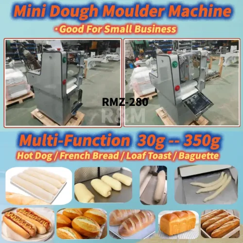 Mini dough moulder machine multifunction 30-350g RMZ-280 good for small business