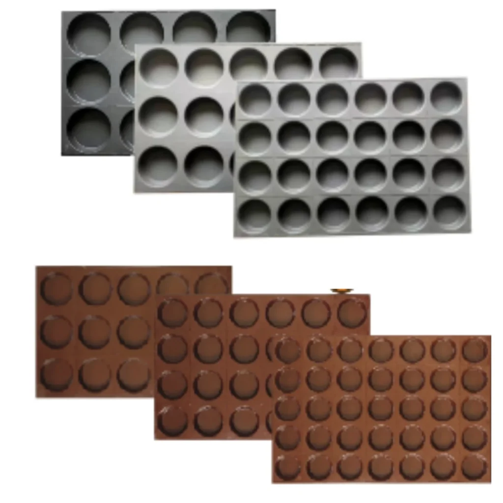 R&M multi mold sheet pans 400x600mm muffin bun trays