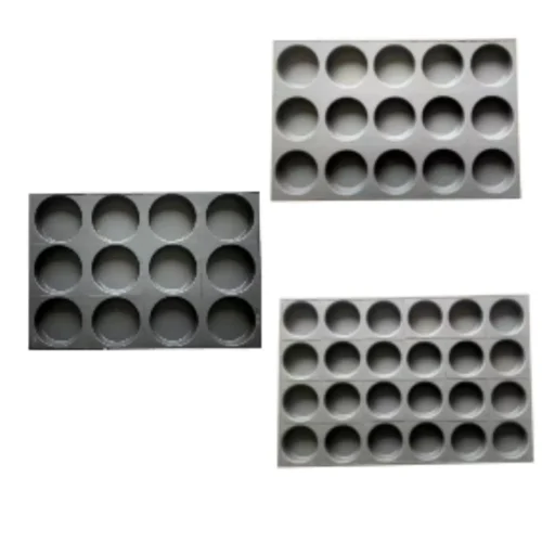 multi mold tray 12 15 24 round cavities muffin baking pan