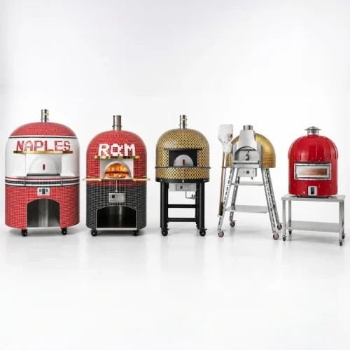R&M commercial Neapolitan pizza oven — dome electric gas wood fired