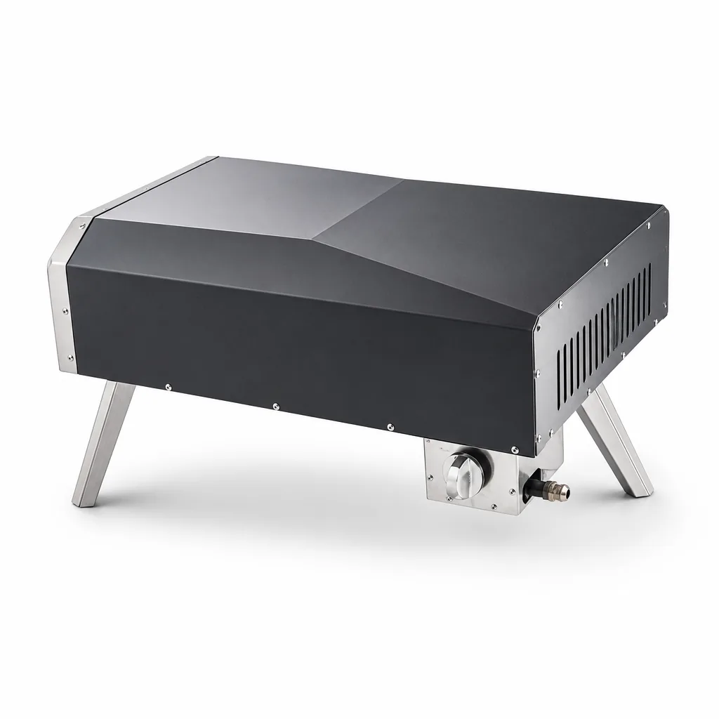 R&M GD-GP3 portable gas outdoor pizza oven — 12 inch LPG/NG 600x360x220mm 6.8kg