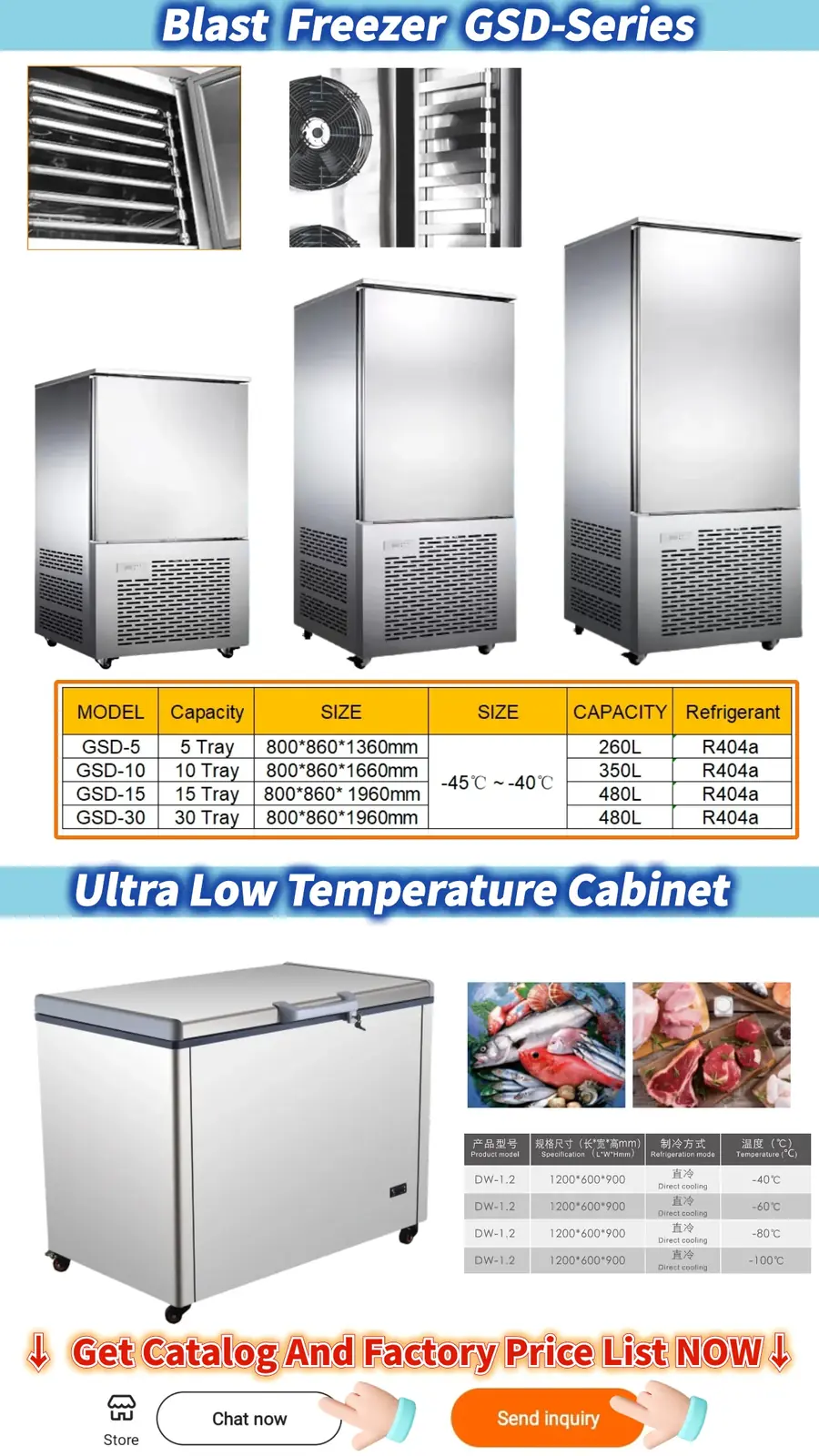 Commercial refrigeration equipment refrigerator freezer ice machine by R&M