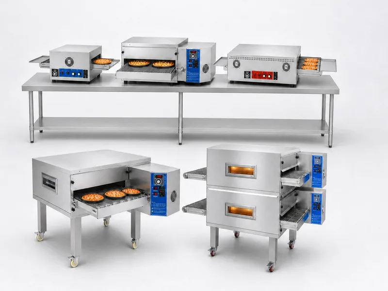 Tunnel pizza oven — commercial conveyor pizza oven for continuous production