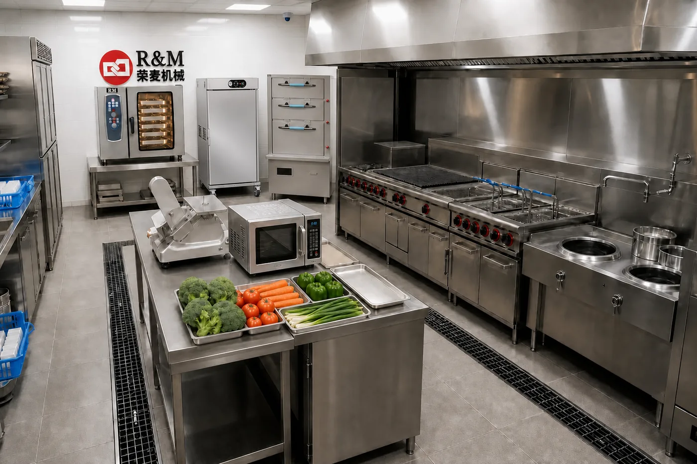 Commercial restaurant equipment cooking range fryer griddle by R&M