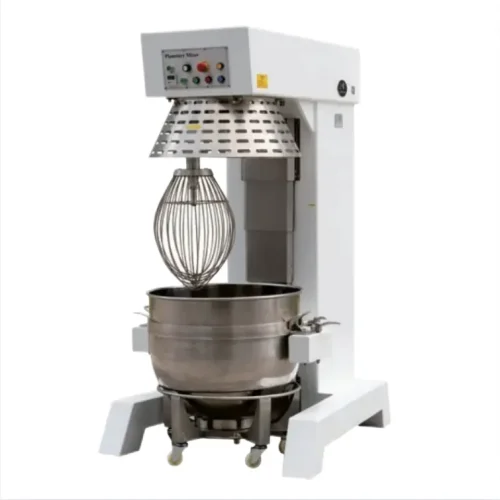 RM-SKM Industrial Planetary Mixer – front controls and guard