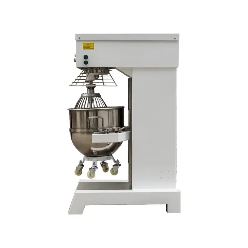 industrial food mixer machine – side view with dimensions