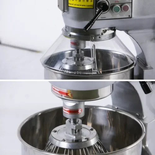 RMD-20 20L Planetary Mixer – front controls and guard