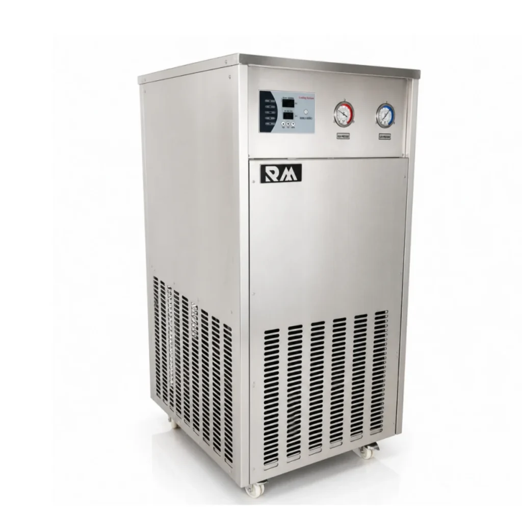 R&M RML-200 2hp water chiller 200L/H 220V single phase 5-25C 130L stainless tank micro-computer control